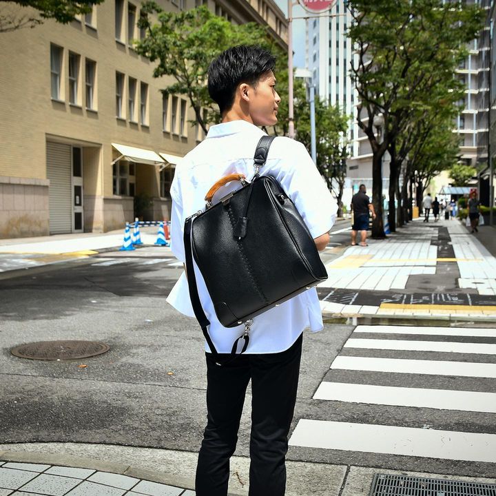 豊岡鞄認定 ダレスバッグ 本革付属 Mサイズ YK3ME【ELK】