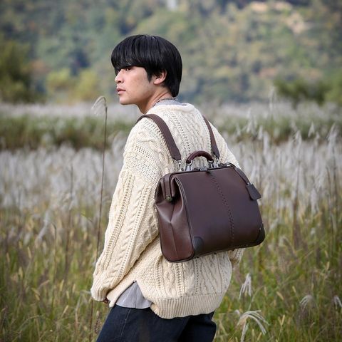 豊岡鞄認定 ダレスバッグ 本革付属 Mサイズ YK7【LIZARD】