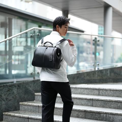 豊岡鞄認定 ダレスバッグ 本革付属 Sサイズ YK4E【ELK】