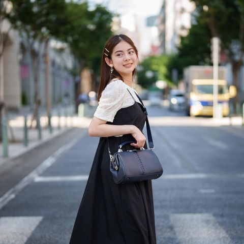 豊岡鞄認定 ダレスバッグ ミニショルダー 本革付属 XSサイズ YK31【Lizard】