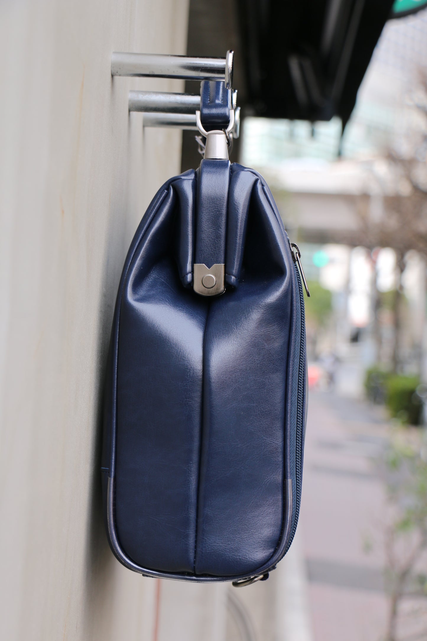◆【ブラック木手SET】 ミニダレスバッグ縦型 XSサイズ Y60 ネイビー