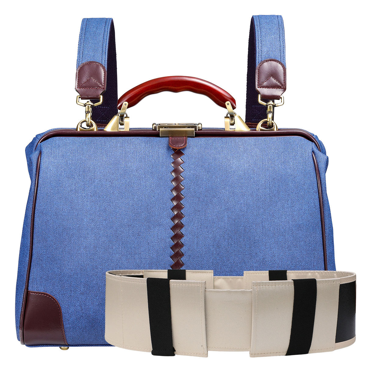 15個限定生産、2026春夏Limitedカラー「鳴門デニム」横型 ダレスバッグ S YK4