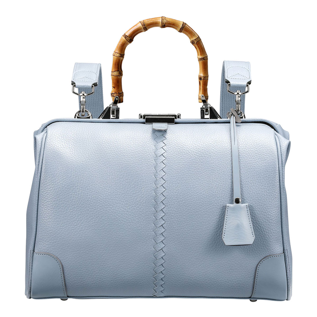 【ロングバンブーハンドルSET】豊岡鞄認定 ダレスバッグ 豊岡鞄 本革付属 Sサイズ YK4E【ELK】