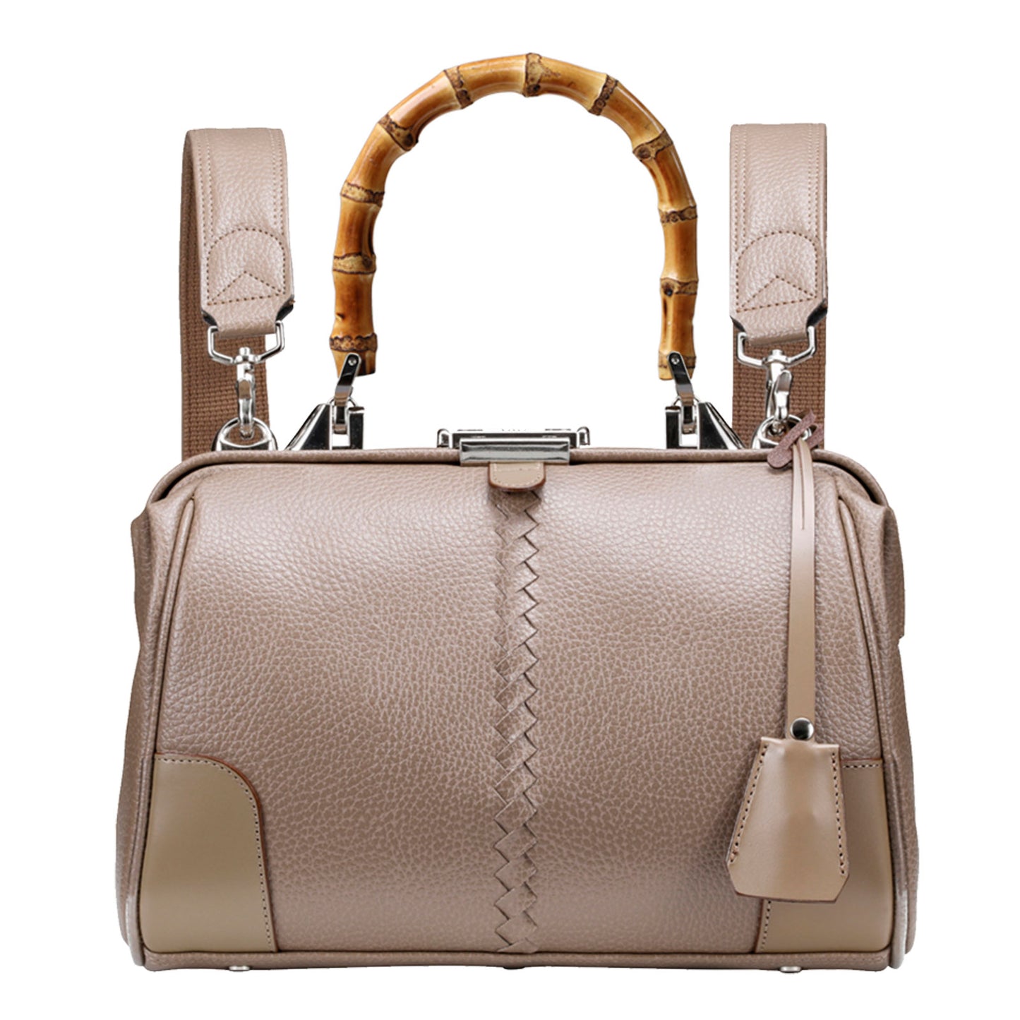【ロングバンブーハンドルSET】豊岡鞄認定 ダレスバッグ 豊岡鞄 本革付属 XSサイズ YK59E【ELK】