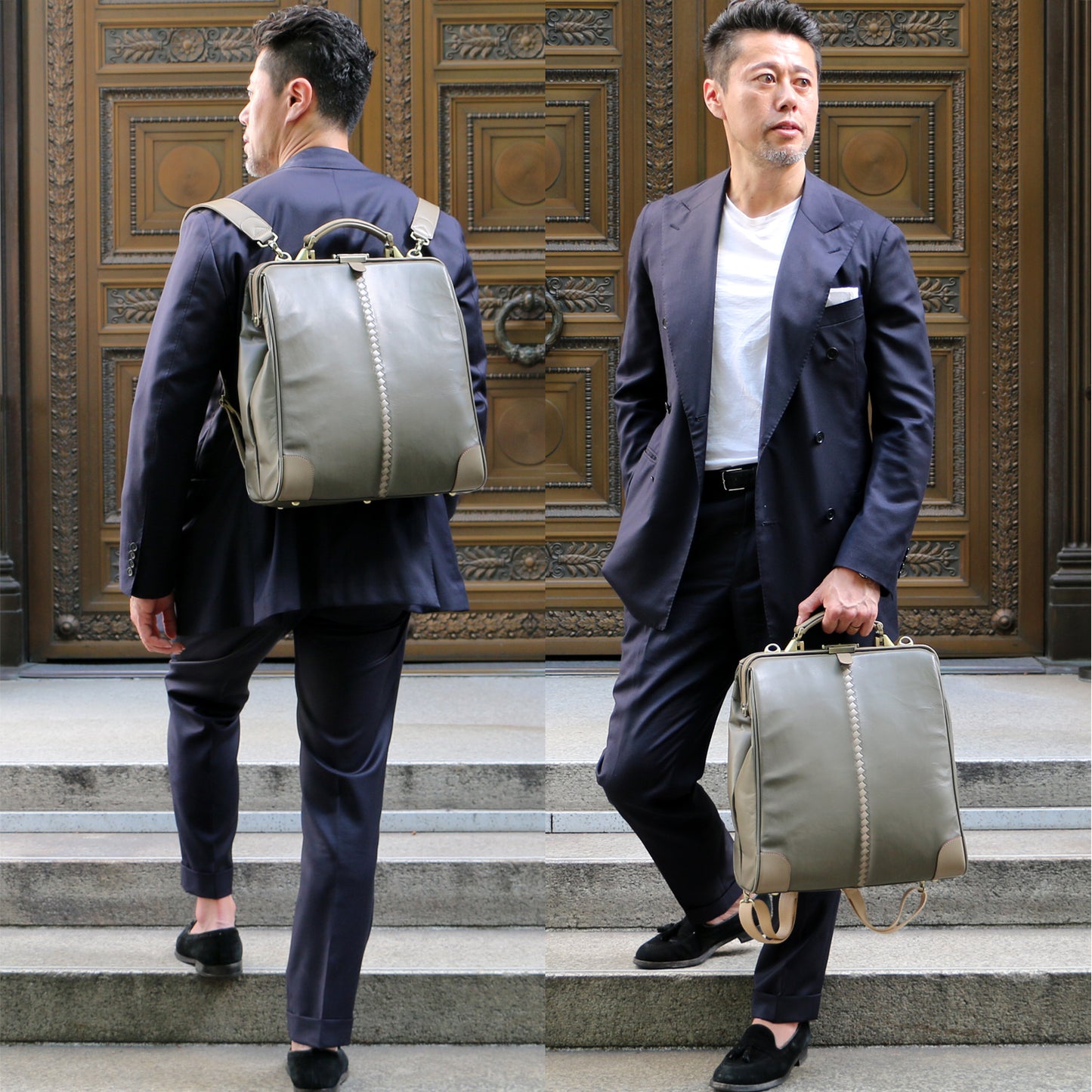 ダレスバッグ 本革 Lサイズ Y3P【HORSELEATHER】【限定10個】