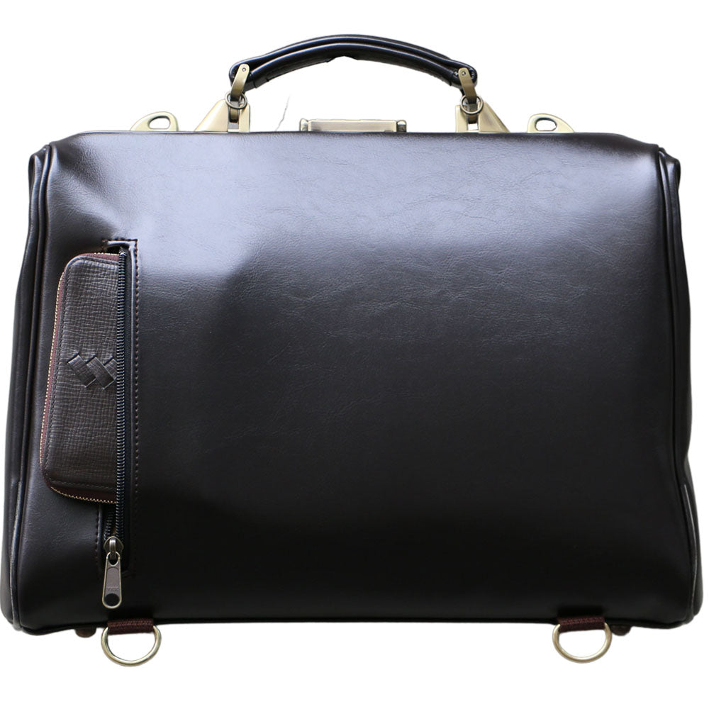 ◆ダレスバッグ 【LIGHT】 Y4 横型Sサイズ(木手セット) チョコ