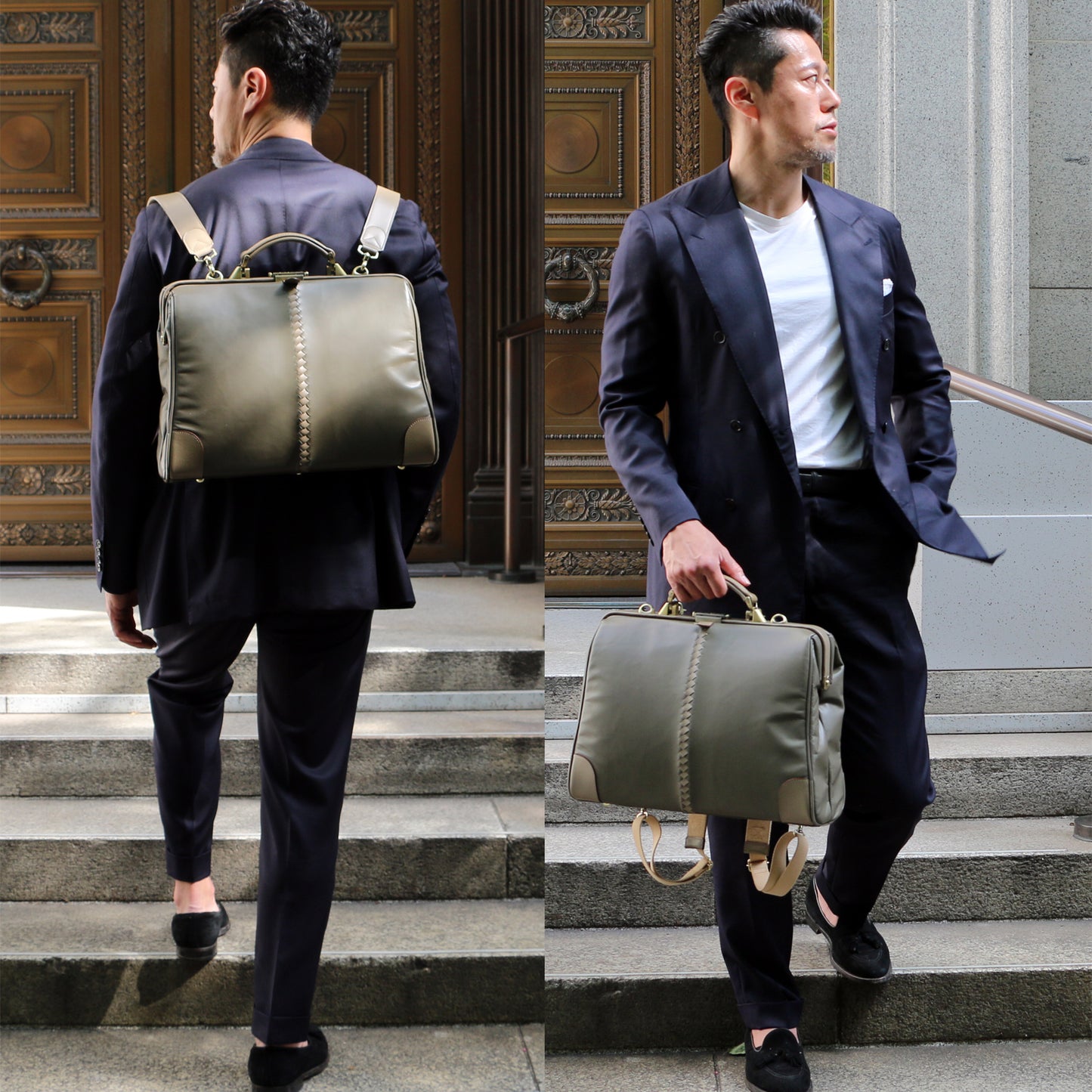 ダレスバッグ 馬革 Mサイズ Y7P【HORSELEATHER】【限定10個】