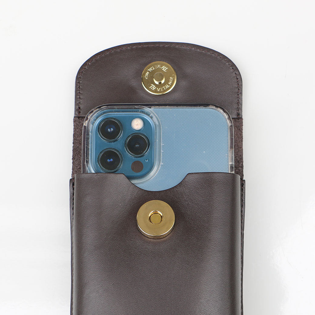 <SALE半額>スマホポーチ メンズ ベルト リュック ビジネス iphone Y-0094 日本製 ダレス用スマホポーチ