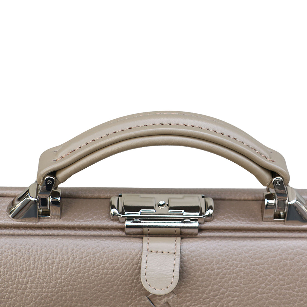 ◆豊岡鞄認定【木手ナチュラルハンドルSET】ダレスバッグ 豊岡鞄 本革付属 Sサイズ YK4E【ELK】トープ
