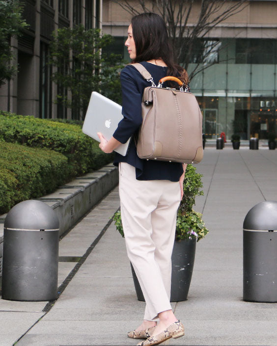 ◆豊岡鞄認定 【カバンの骨SET】ダレスバッグ 本革付属 Mサイズ YK3ME【ELK】トープ