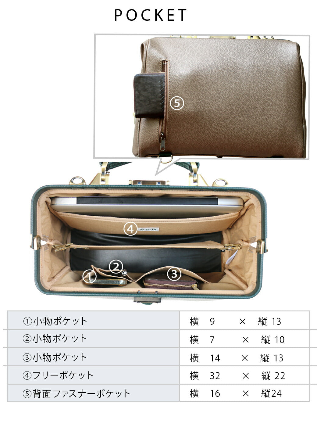 10個限定カラー「ROMA」横型ダレスバッグS YK4【YOUTA】