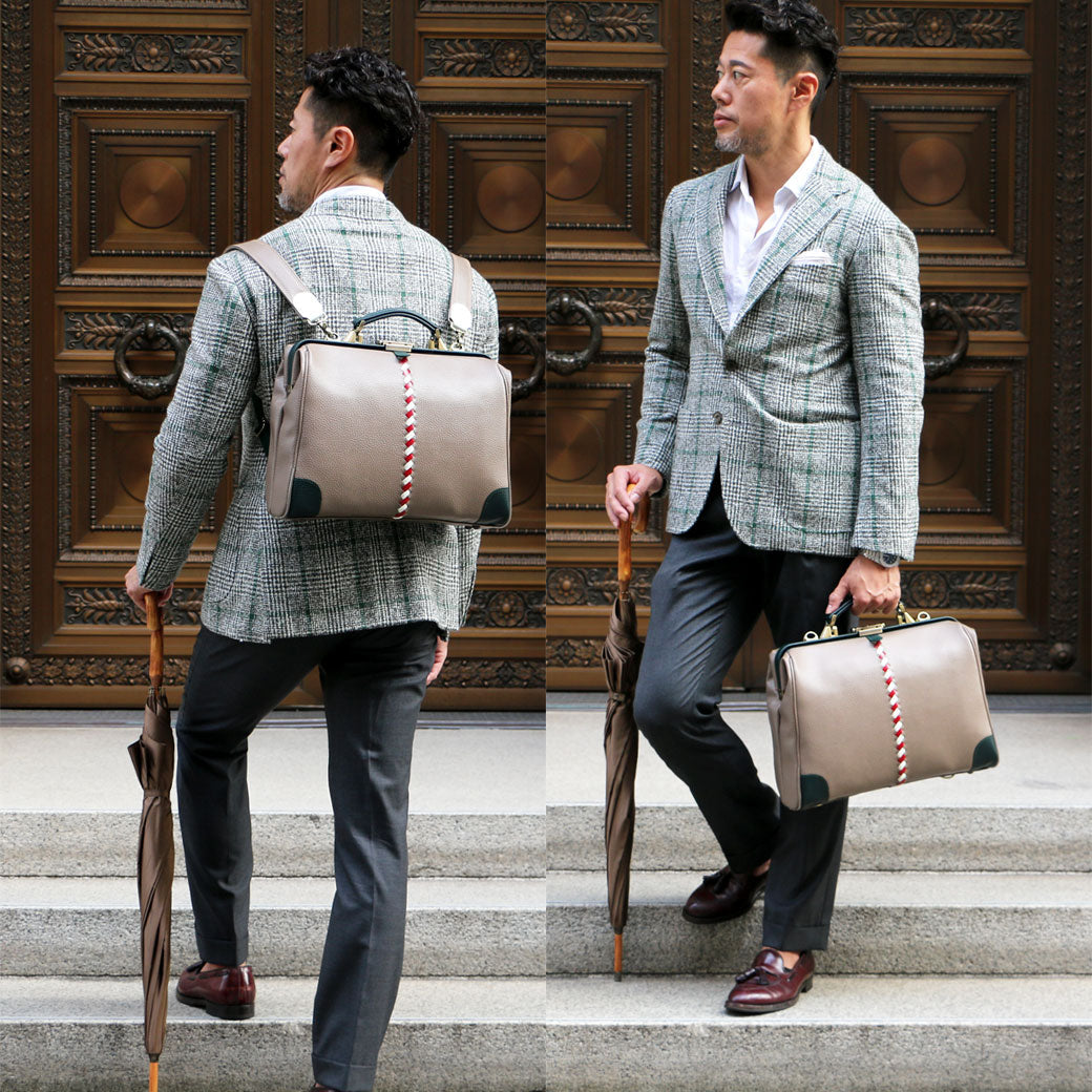 【ブラック木手セット】10個限定カラー「ROMA」横型ダレスバッグS YK4【YOUTA】