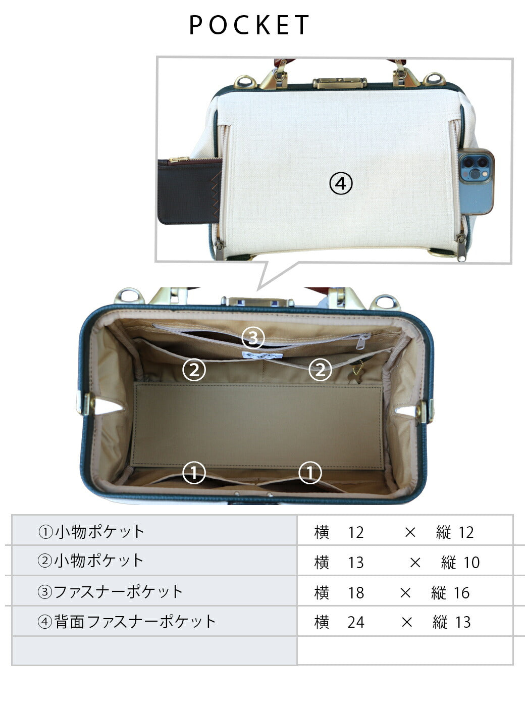 【ウォルナット木手セット】【15個限定カラーオクタビア】横型ダレスバッグ XSサイズ YK59【送料無料】