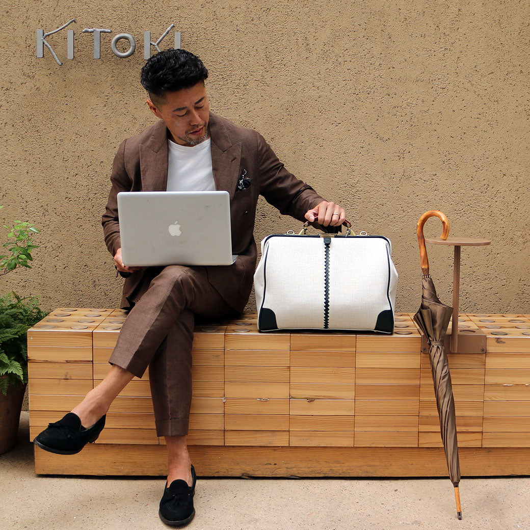 【ロング本革セット】【15個限定カラー オクタビア】横型ダレスバッグM YK7【送料無料】