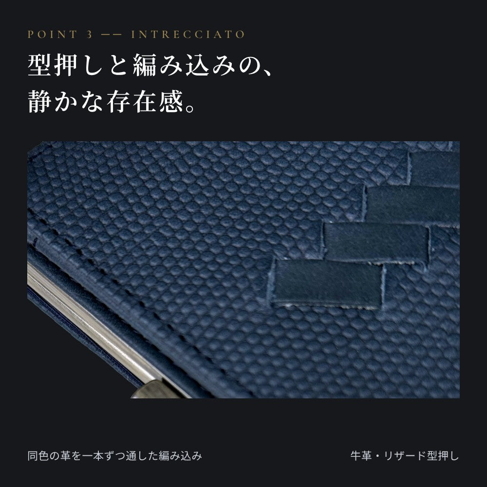 11/2(火) 11:00～予約スタート　【日本製】リザード型押し がま口二つ折り財布 Y1101