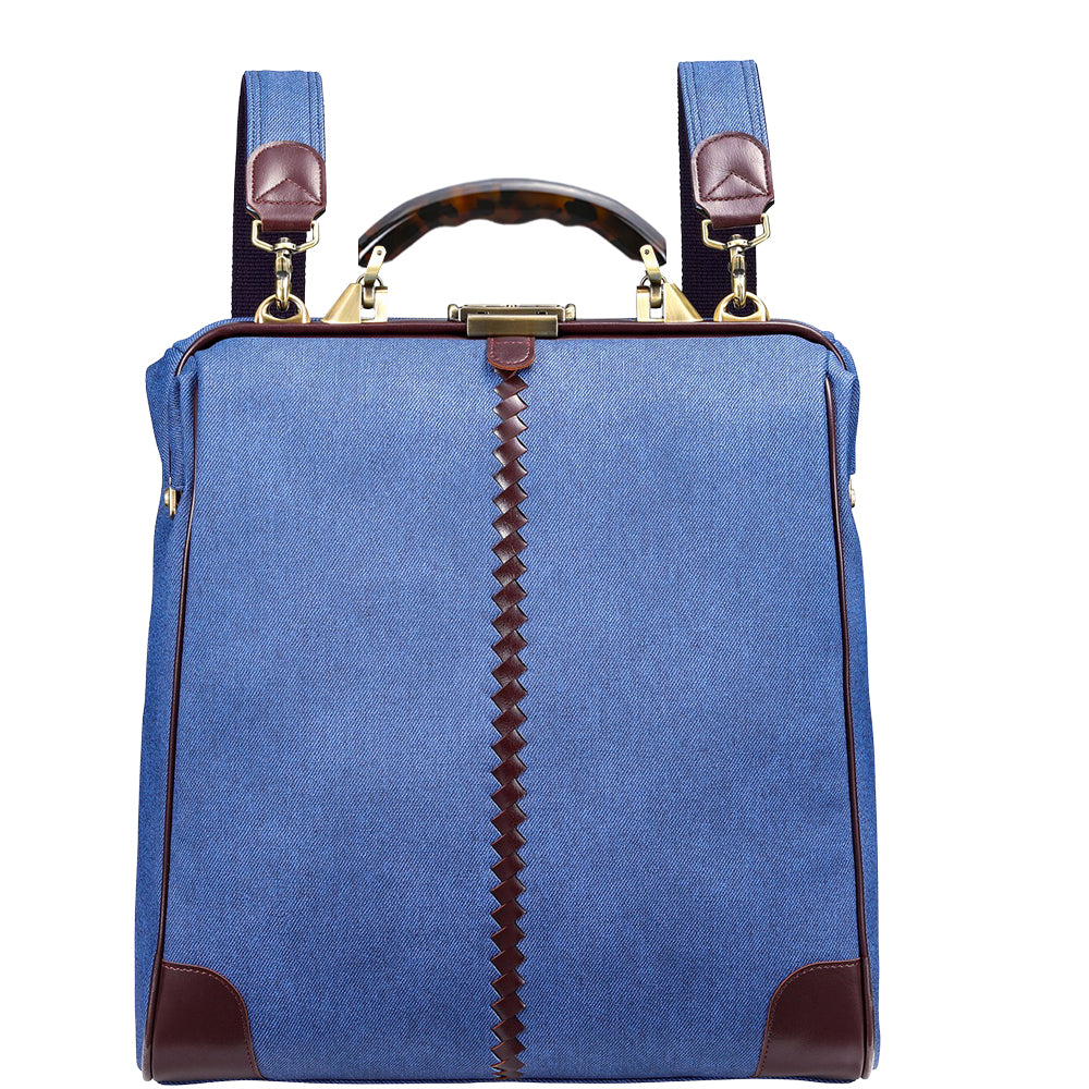 15個限定生産、2026春夏Limitedカラー「鳴門デニム」　縦型ダレスバッグL　YK3