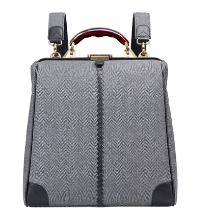 [Pre-order Bonus Included] Vertical L-size Dalles Bag - 20th Anniversary Limited Edition Tweed - Grey YK3