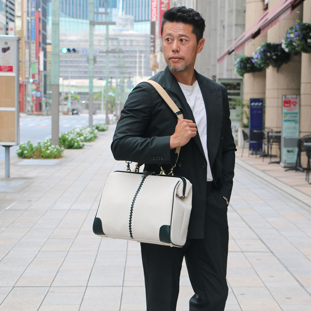 【ショルダーカスタムSET】【15個限定カラーオクタビア】横型ダレスバッグ M　YK-0007-OCT