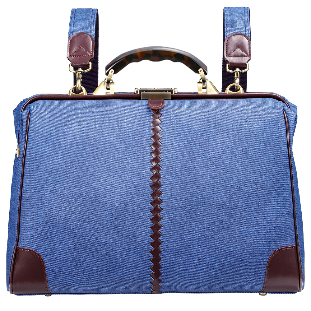 15個限定生産、2026春夏Limitedカラー「鳴門デニム」横型ダレスバッグM YK7