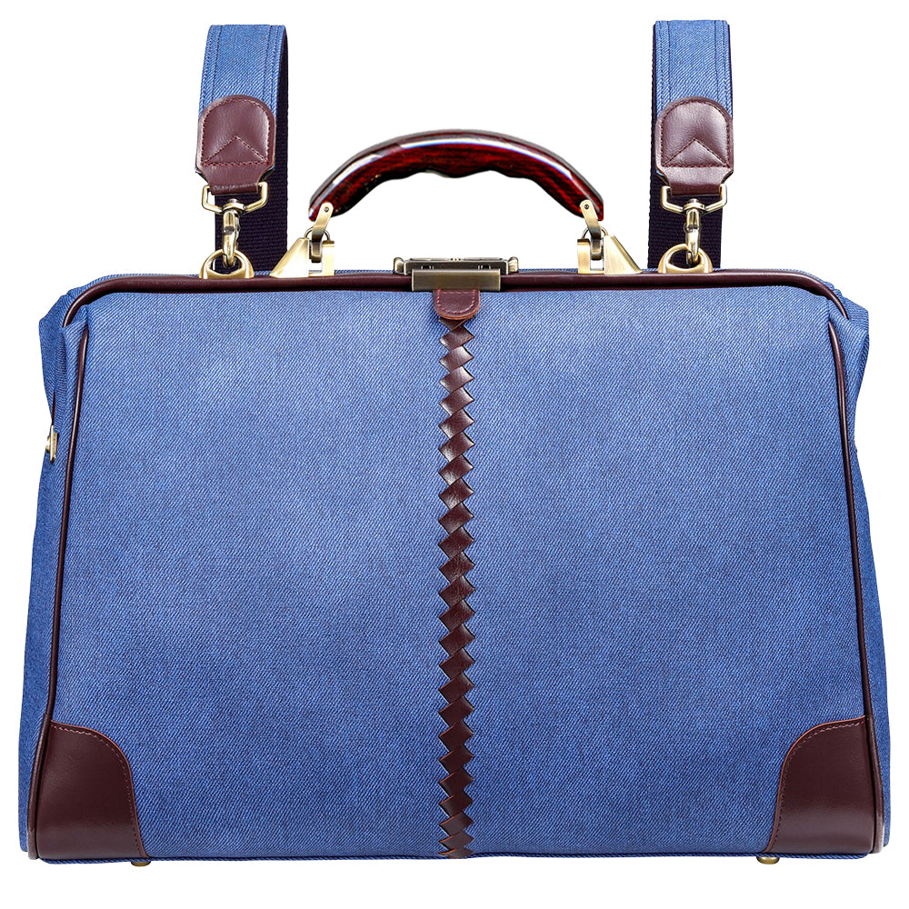 15個限定生産、2026春夏Limitedカラー「鳴門デニム」横型ダレスバッグM YK7