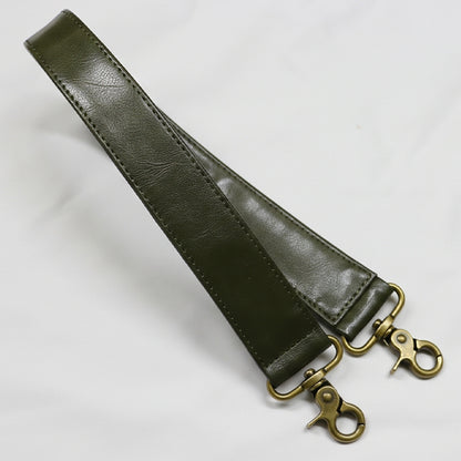（付属品）肩掛けストラップ オリーブ 全長59cm 合皮 ビジネスバッグ用 交換・スペア【ネコポス・日時指定不可】