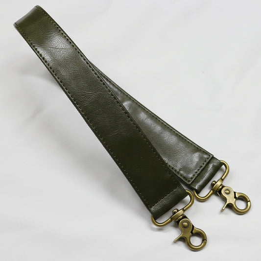 （付属品）肩掛けストラップ オリーブ 全長59cm 合皮 ビジネスバッグ用 交換・スペア【ネコポス・日時指定不可】