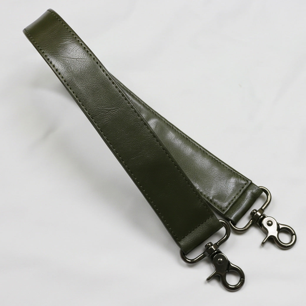 （付属品）肩掛けストラップ オリーブ 全長59cm 合皮 ビジネスバッグ用 交換・スペア【ネコポス・日時指定不可】