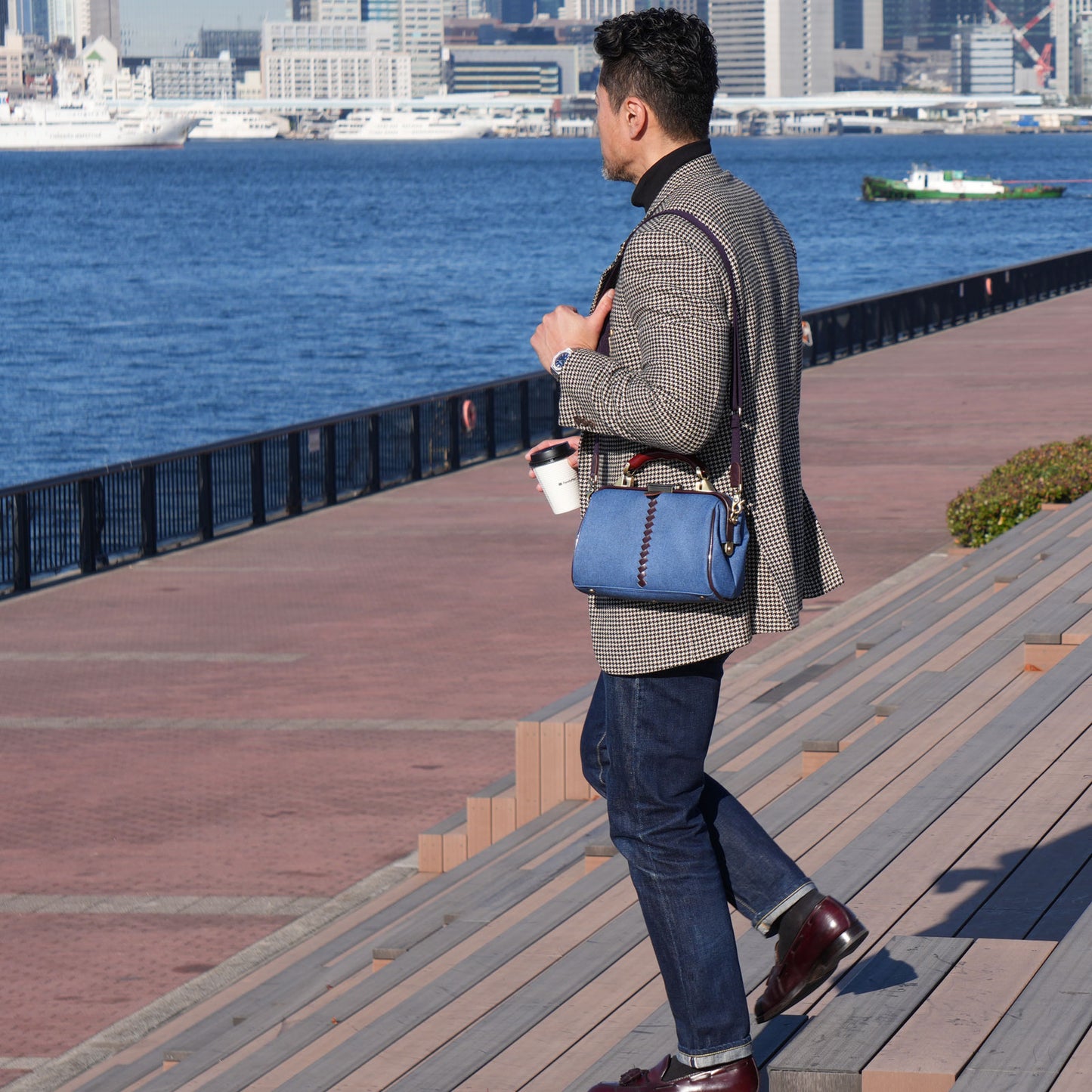 15個限定生産、2026春夏Limitedカラー「鳴門デニム」　ミニダレスショルダー 　YK31　【送料無料】