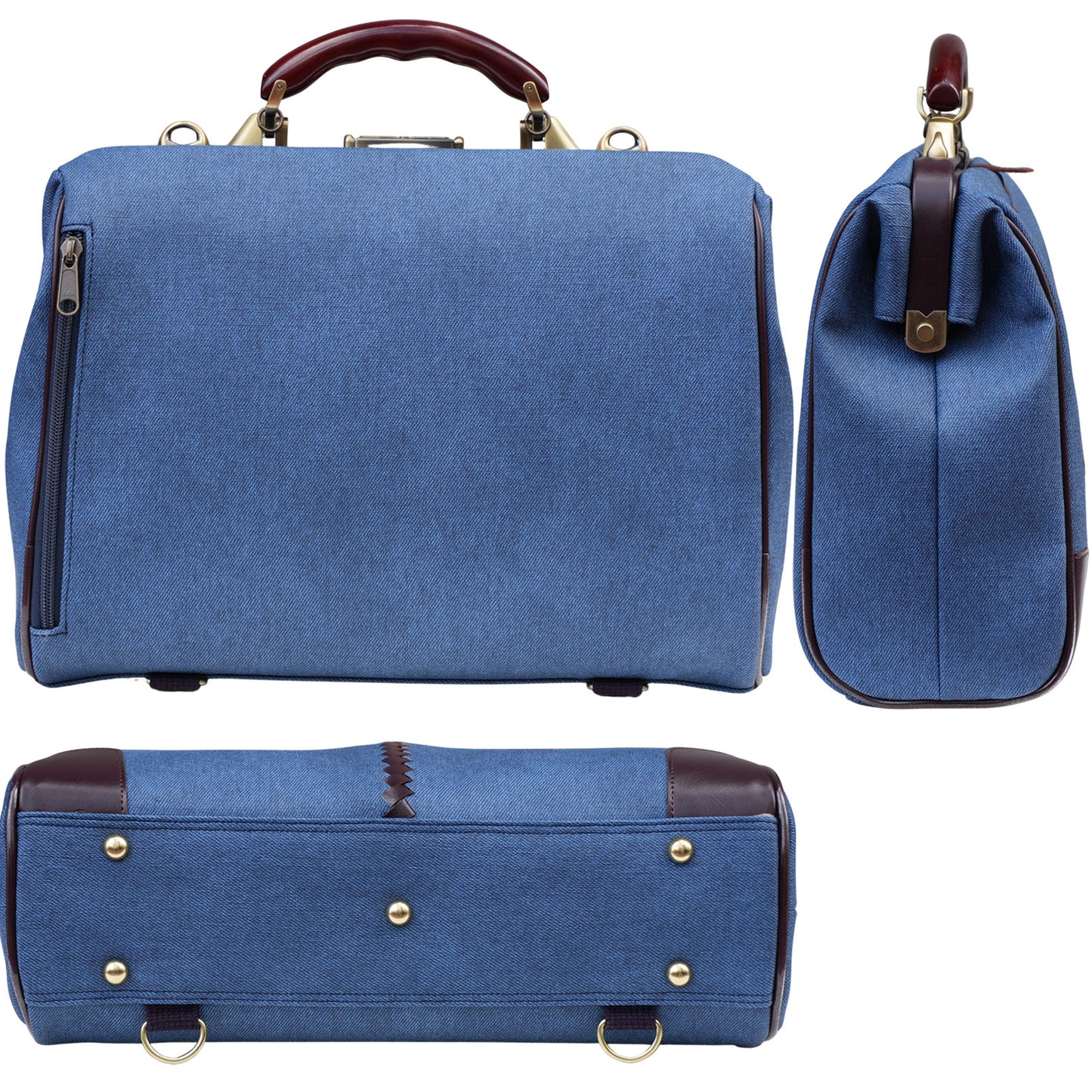 15個限定生産、2026春夏Limitedカラー「鳴門デニム」横型 ダレスバッグ S　YK4