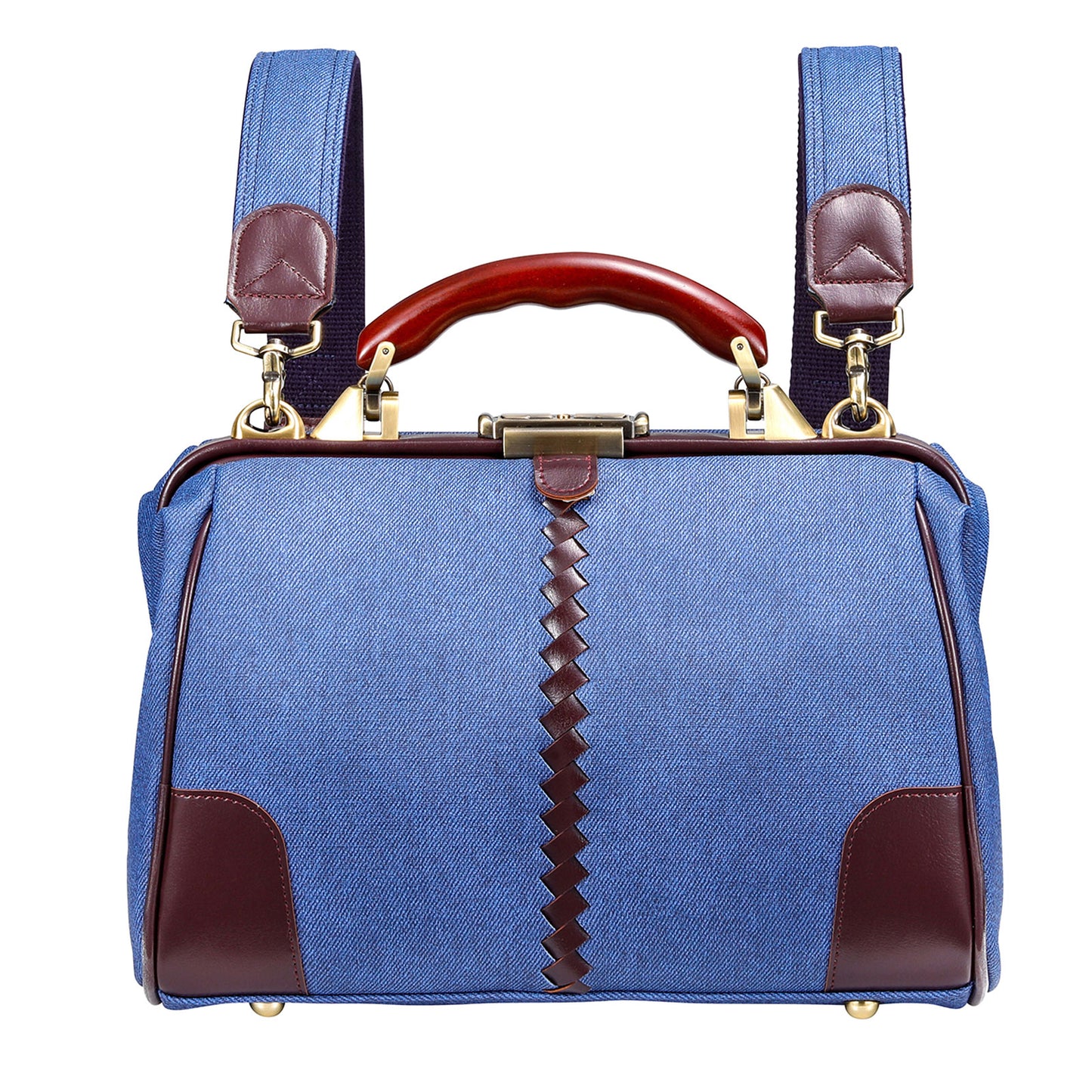 15個限定生産、2026春夏Limitedカラー「鳴門デニム」横型 ダレスバッグ XS　YK59