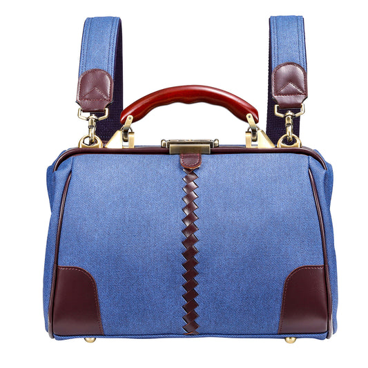 15個限定生産、2026春夏Limitedカラー「鳴門デニム」横型 ダレスバッグ XS　YK59