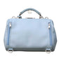 ◆豊岡鞄認定【ナチュラル木手ハンドルSET】ダレスバッグ 豊岡鞄 本革付属 XSサイズ YK59E【ELK】スカイ