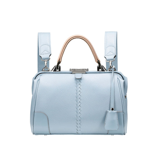 ◆Toyooka Bags Certified [Nubuck Leather Long Handle Set] Dulles Bag Toyooka Bags Genuine Leather Included XS Size YK59E [ELK] Sky
