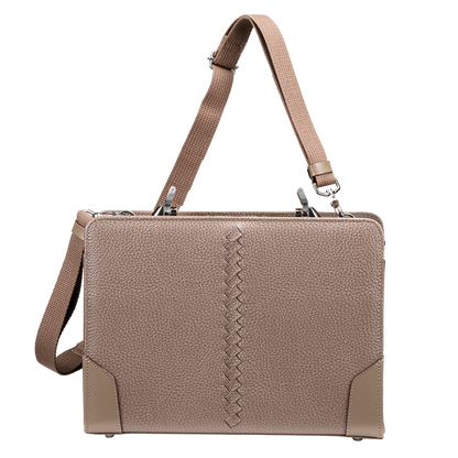 ●豊岡鞄認定 木手大割れダレスバッグ ポーチ 三宅初治商店 ELK YKM59E【ELK】